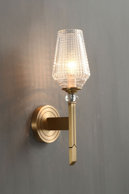 Orrefors Brass Wall Lamp - everlamps