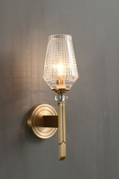 Orrefors Brass Wall Lamp - everlamps
