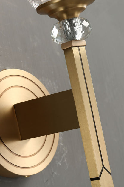 Orrefors Brass Wall Lamp - everlamps