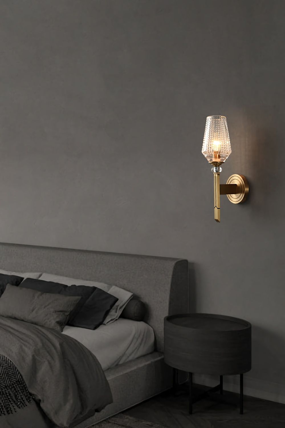 Orrefors Brass Wall Lamp - everlamps