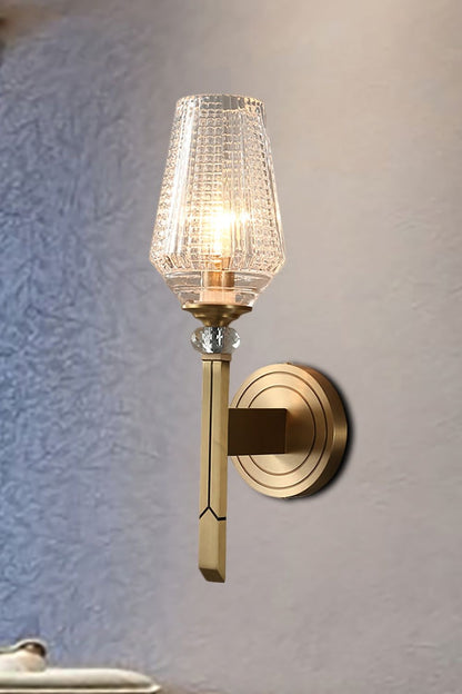 Orrefors Brass Wall Lamp - everlamps