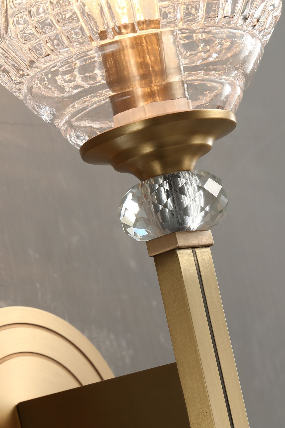 Orrefors Brass Wall Lamp - everlamps
