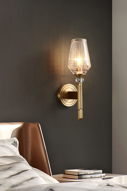 Orrefors Brass Wall Lamp - everlamps