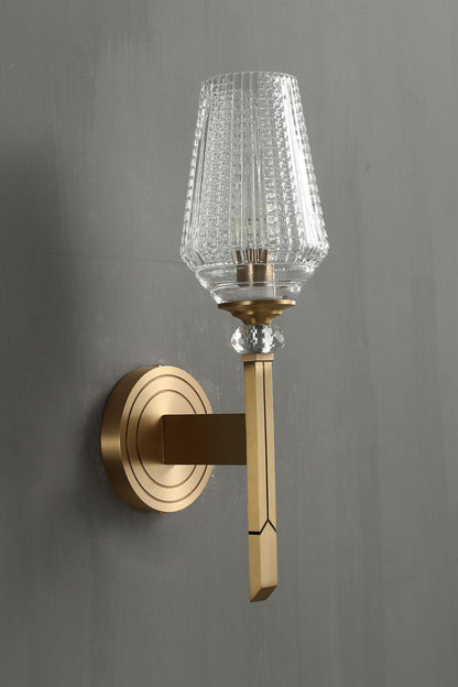 Orrefors Brass Wall Lamp - everlamps