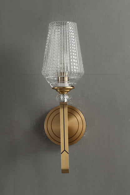 Orrefors Brass Wall Lamp - everlamps