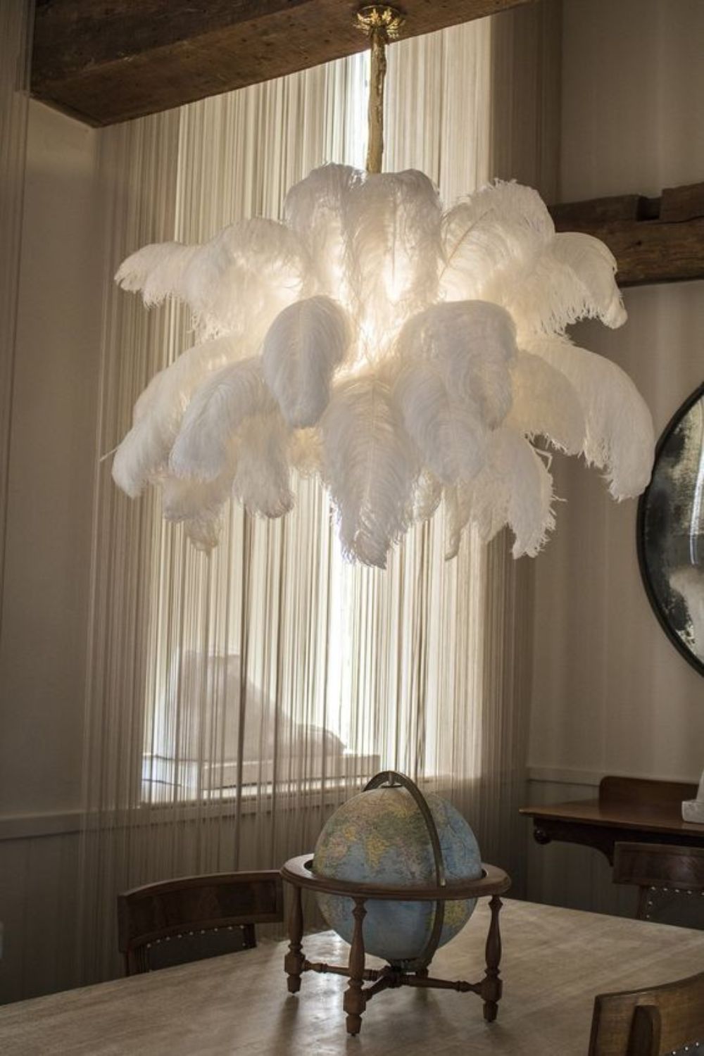 Ostrich Feather Chandeliers - everlamps