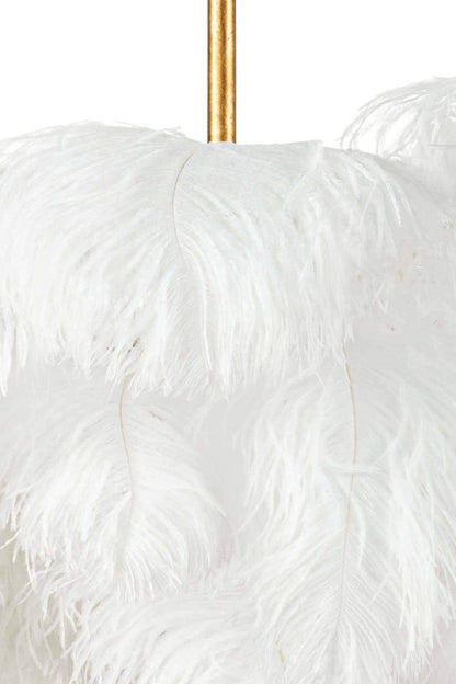 Ostrich Feather Chandeliers - everlamps