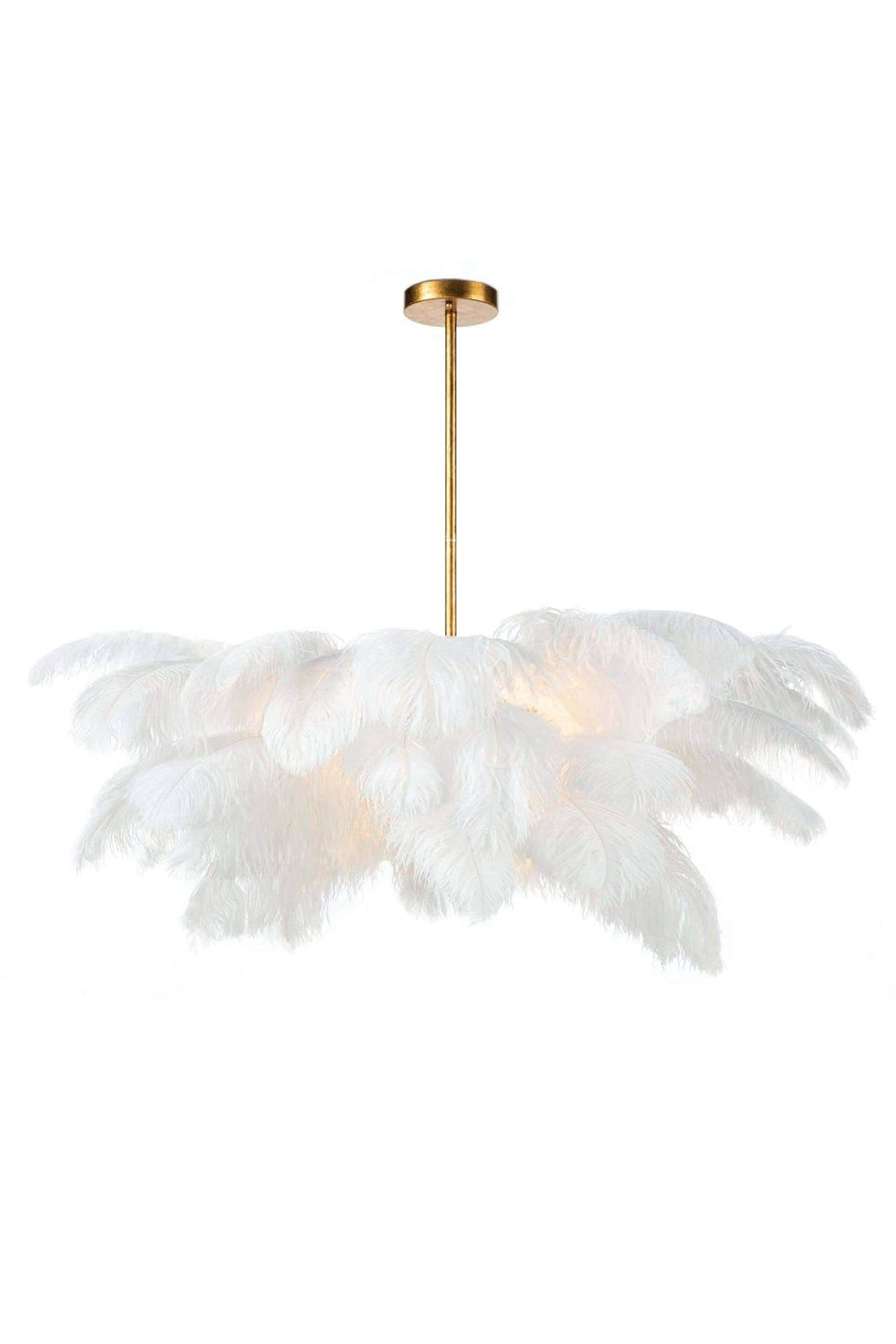 Ostrich Feather Chandeliers - everlamps