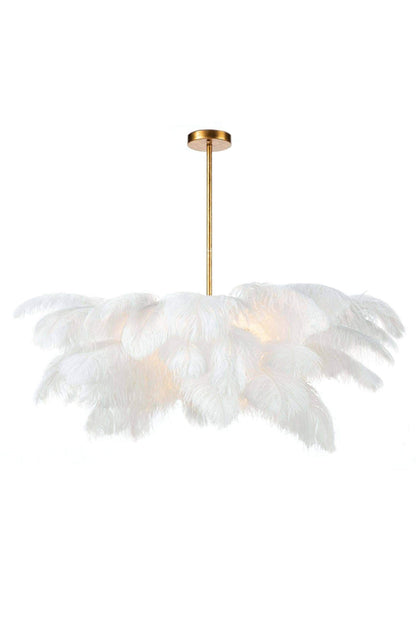 Ostrich Feather Chandeliers - everlamps