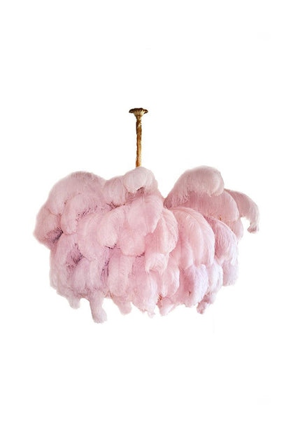 Ostrich Feather Chandeliers - everlamps