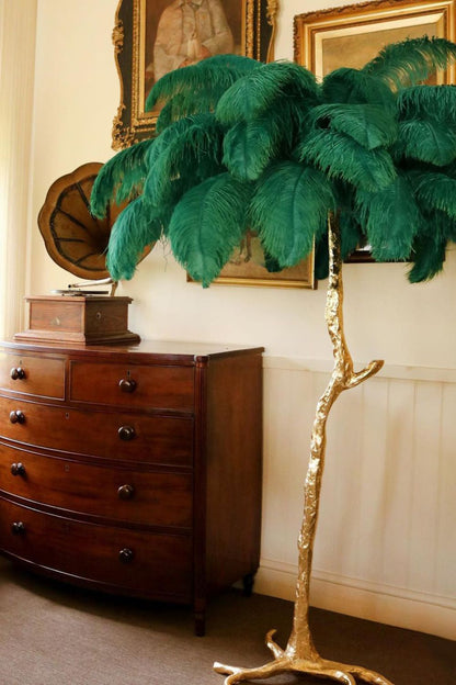 Ostrich Feather Floor Lamp - everlamps