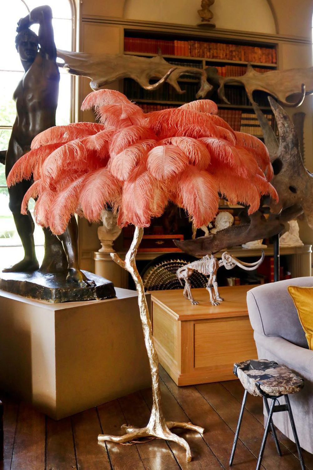 Ostrich Feather Floor Lamp - everlamps