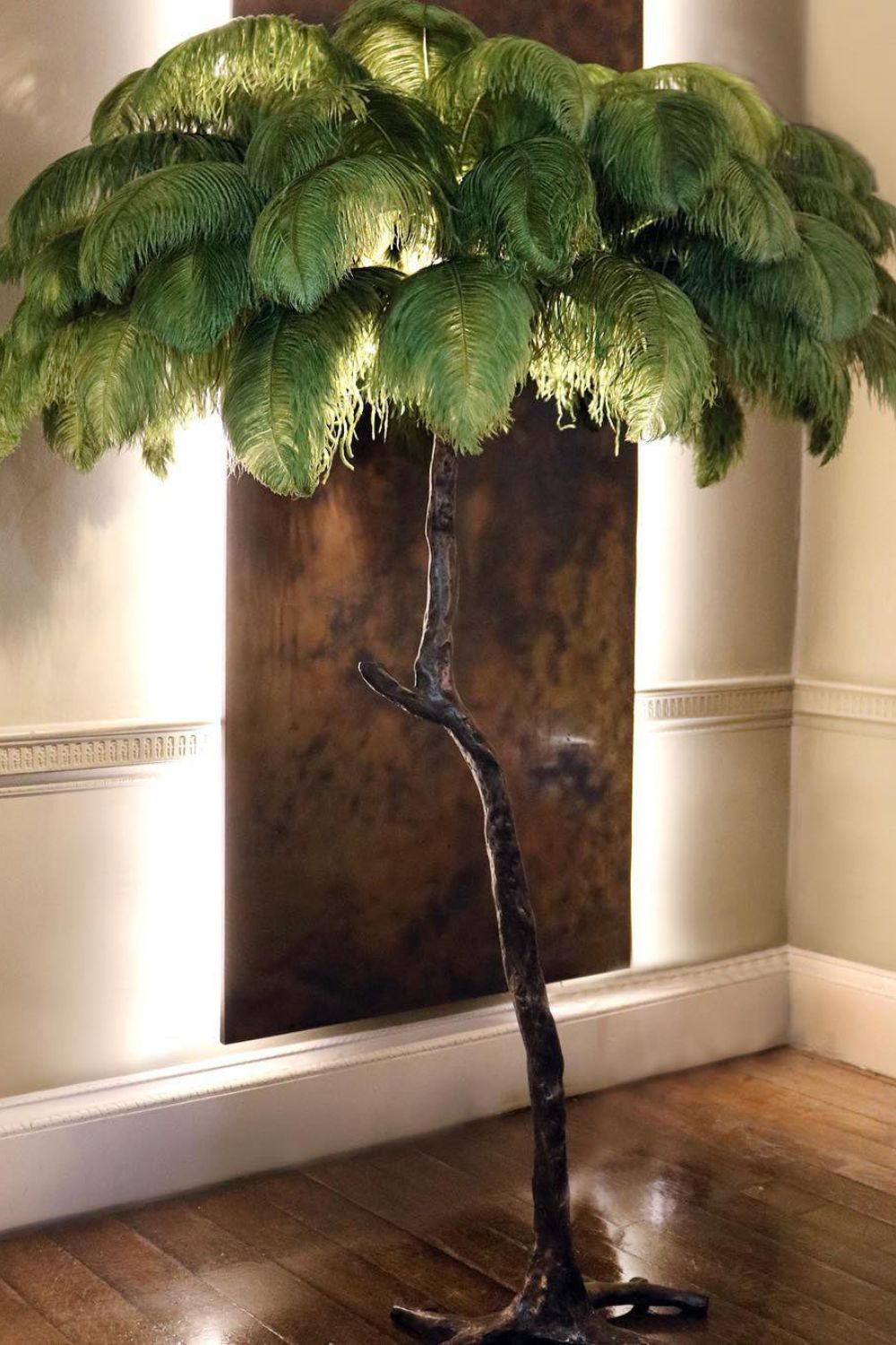 Ostrich Feather Floor Lamp - everlamps