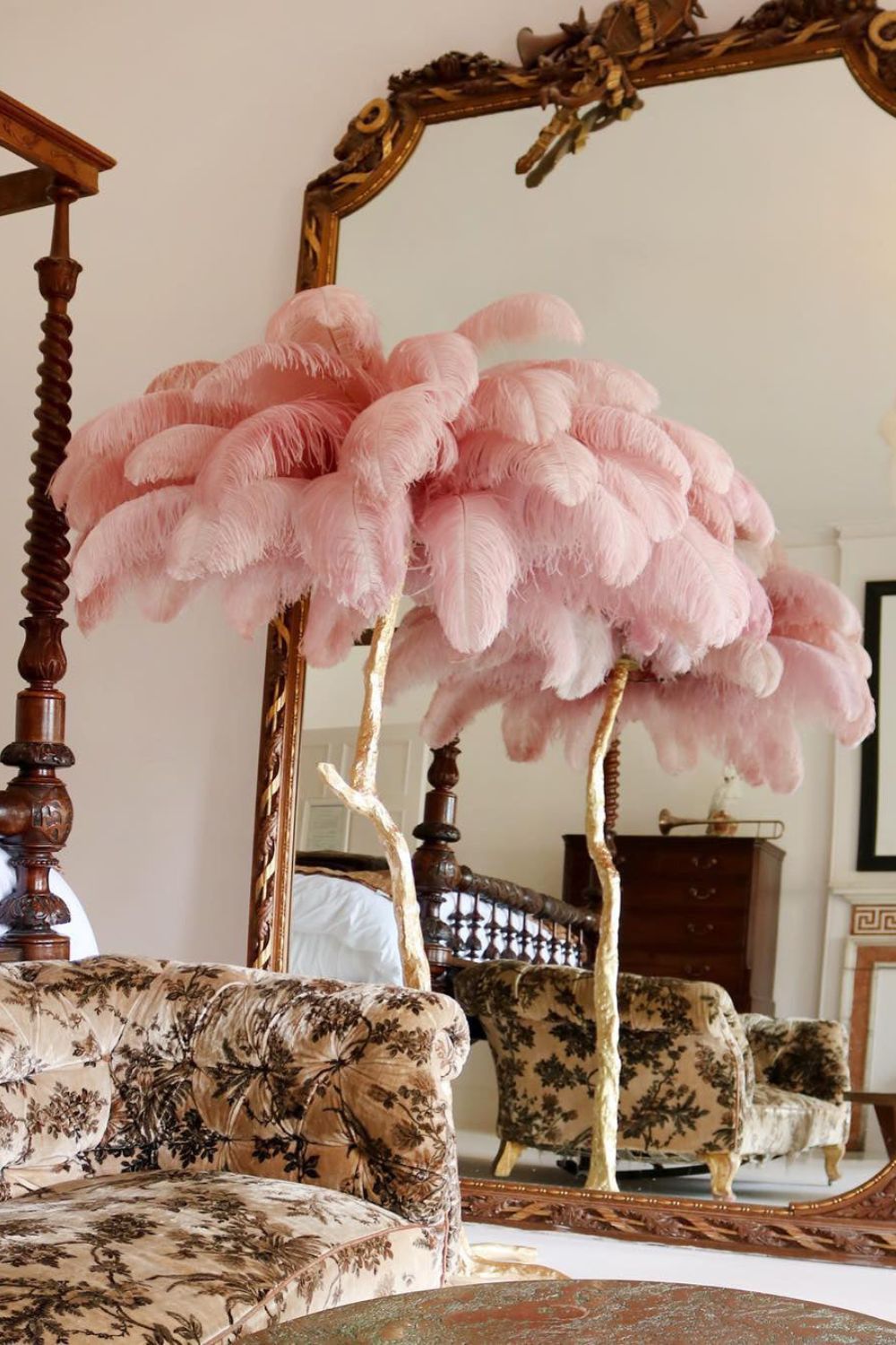 Ostrich Feather Floor Lamp - everlamps