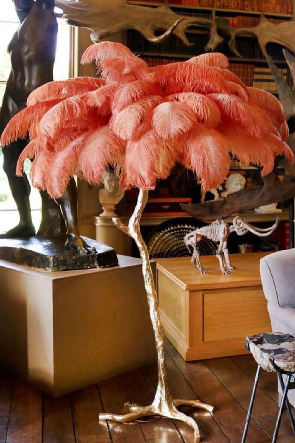 Ostrich Feather Floor Lamp - everlamps