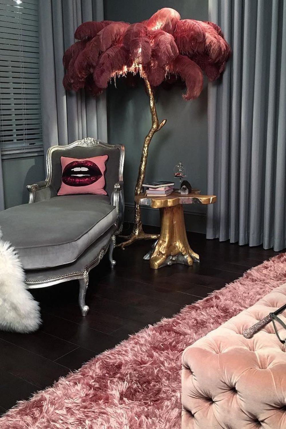 Ostrich Feather Floor Lamp - everlamps