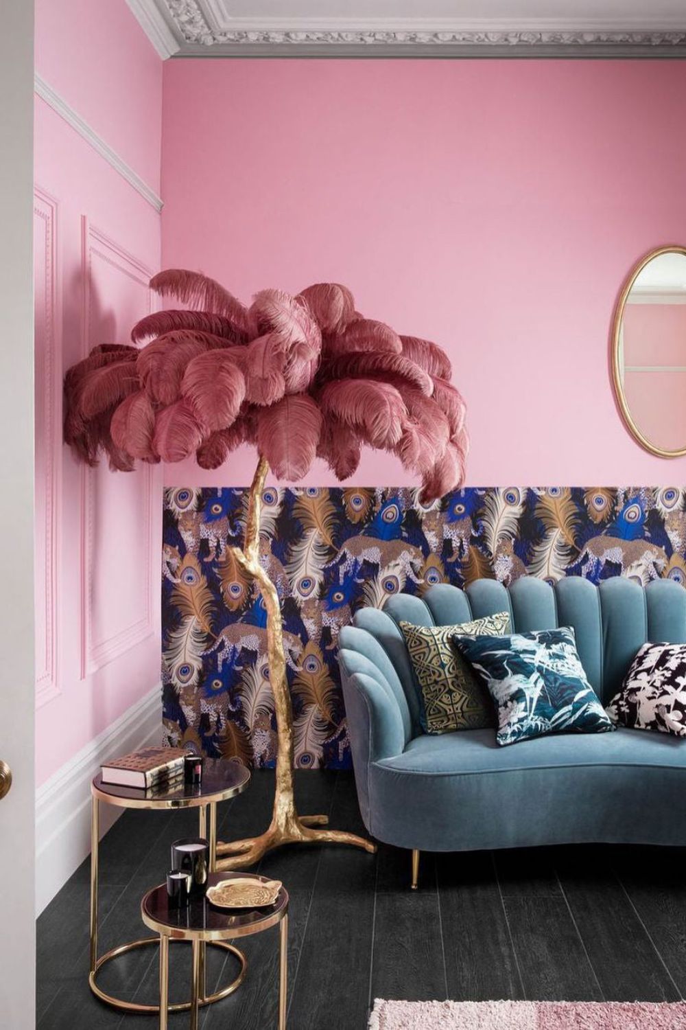 Ostrich Feather Floor Lamp - everlamps
