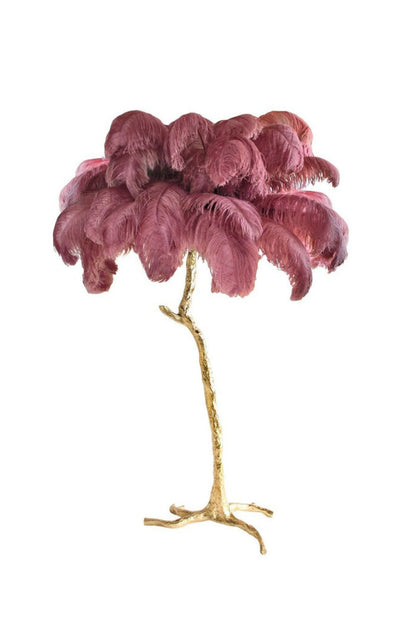 Ostrich Feather Floor Lamp - everlamps
