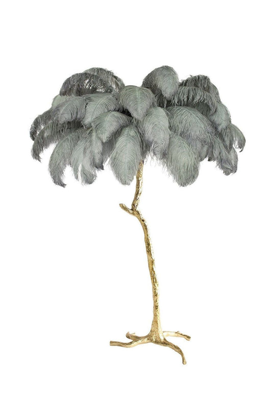 Ostrich Feather Floor Lamp - everlamps