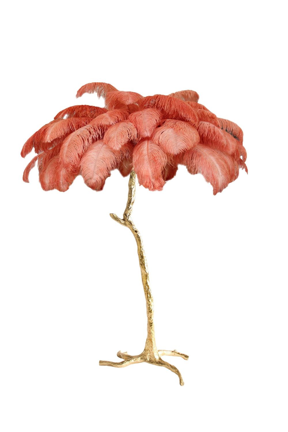 Ostrich Feather Floor Lamp - everlamps