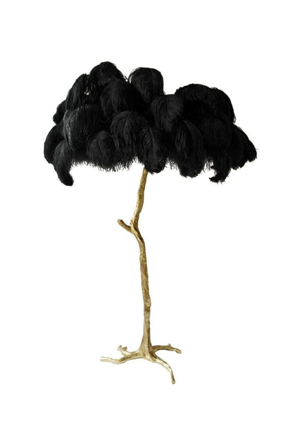 Ostrich Feather Floor Lamp - everlamps