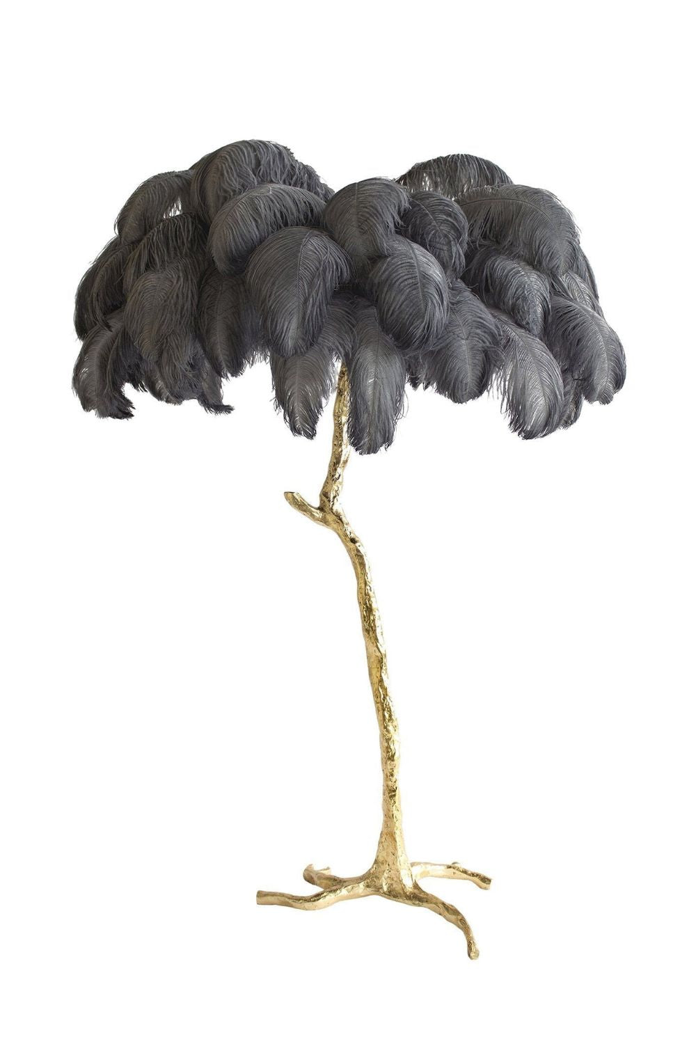 Ostrich Feather Floor Lamp - everlamps