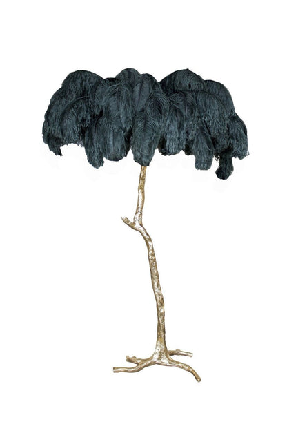 Ostrich Feather Floor Lamp - everlamps