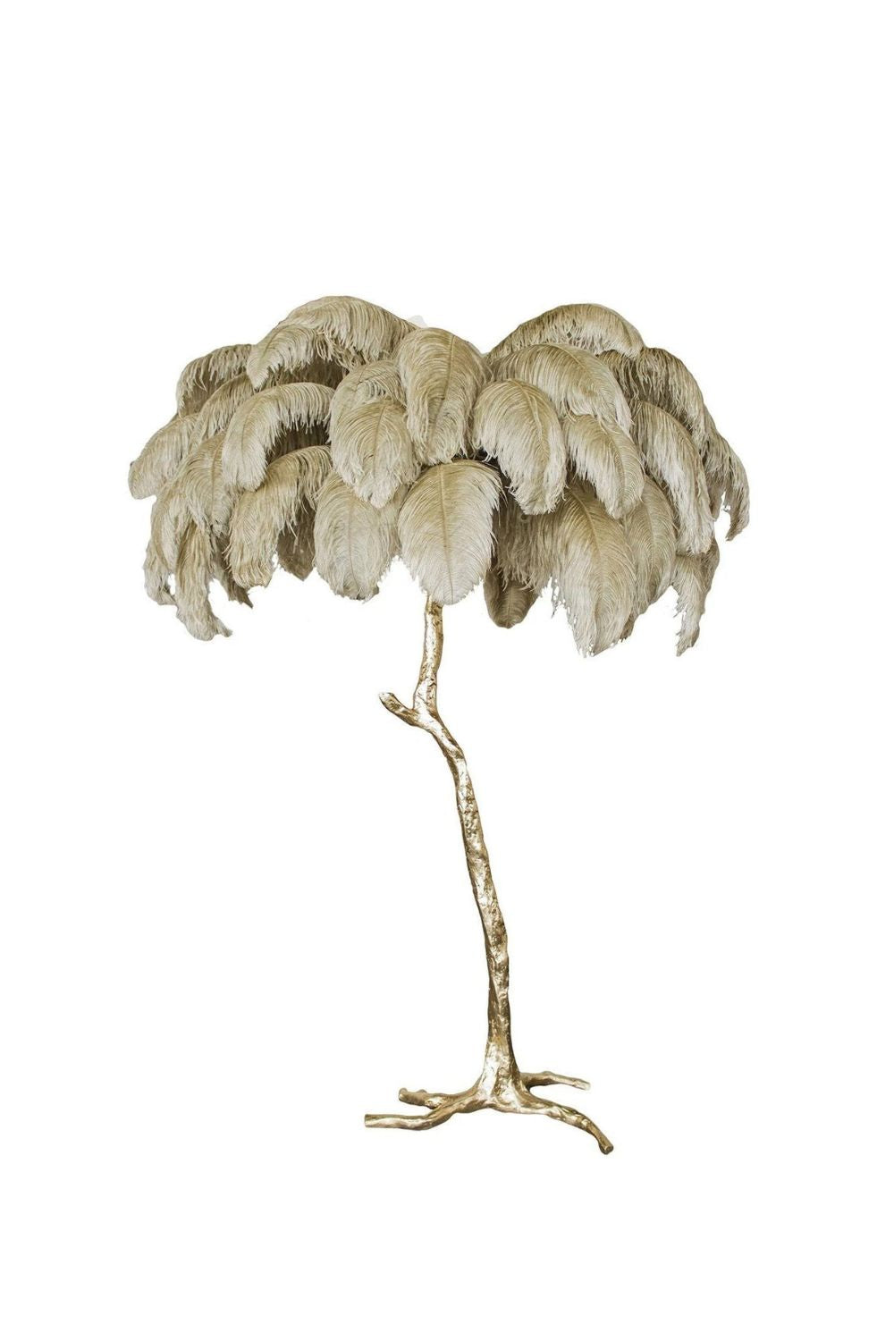 Ostrich Feather Floor Lamp - everlamps