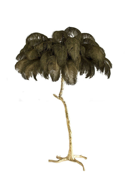 Ostrich Feather Floor Lamp - everlamps
