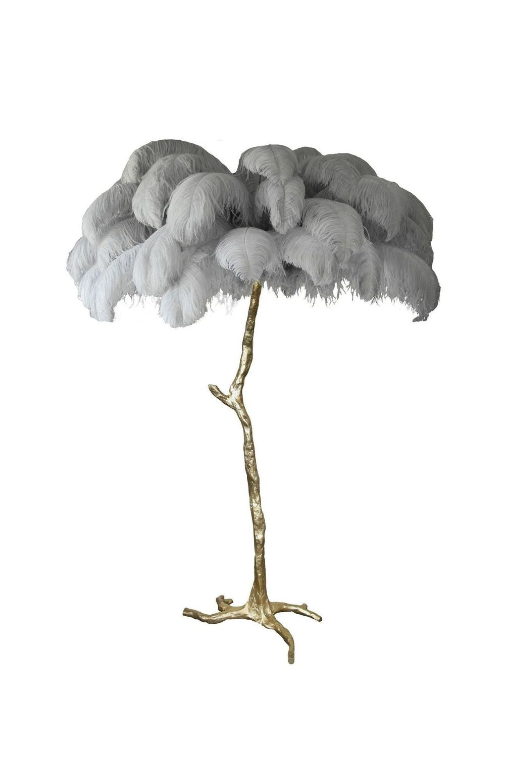 Ostrich Feather Floor Lamp - everlamps
