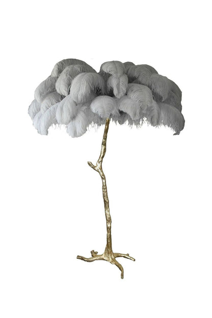Ostrich Feather Floor Lamp - everlamps