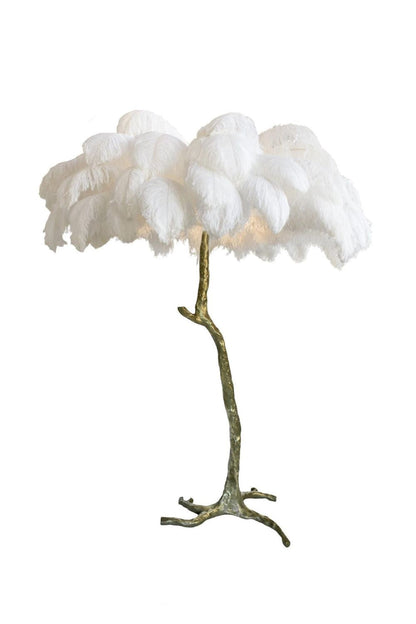 Ostrich Feather Floor Lamp - everlamps