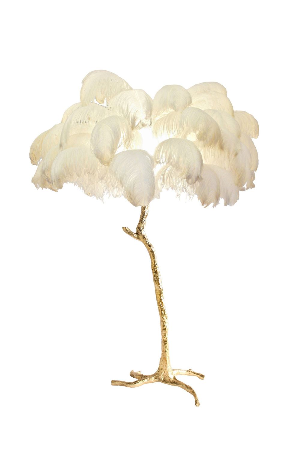 Ostrich Feather Floor Lamp - everlamps