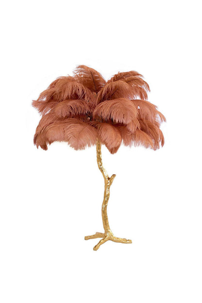 Ostrich Feather Table Lamp - everlamps