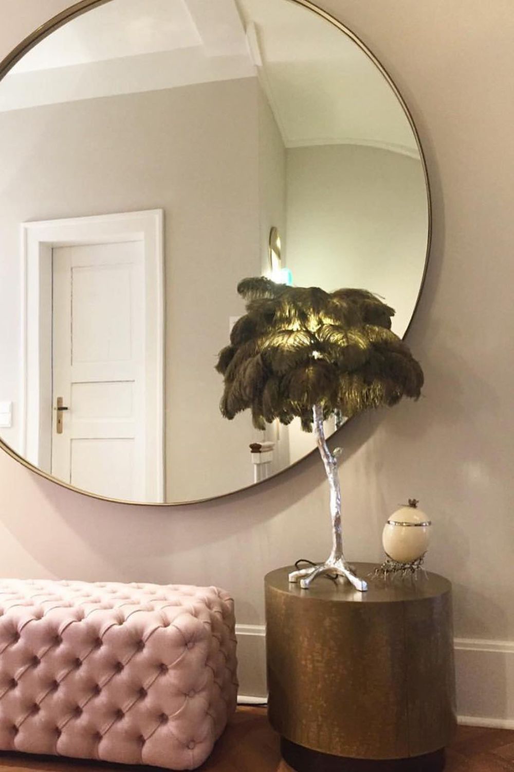 Ostrich Feather Table Lamp - everlamps