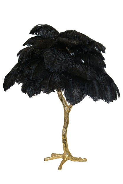 Ostrich Feather Table Lamp - everlamps