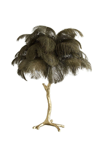 Ostrich Feather Table Lamp - everlamps