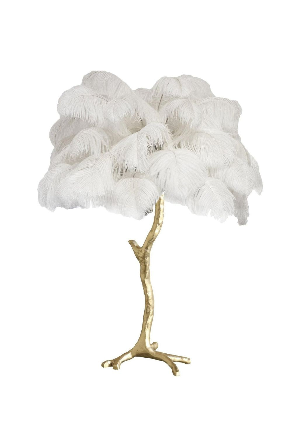 Ostrich Feather Table Lamp - everlamps