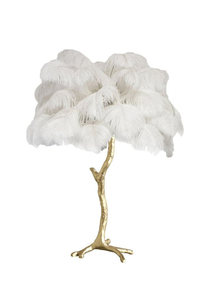 Ostrich Feather Table Lamp - everlamps