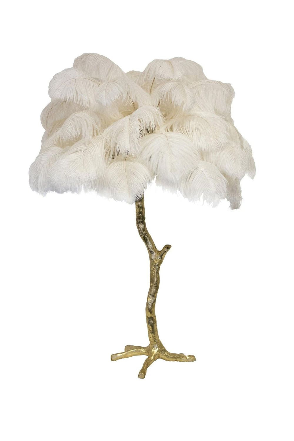 Ostrich Feather Table Lamp - everlamps