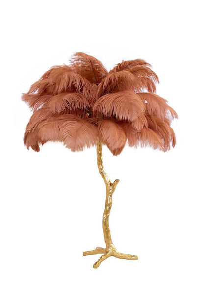 Ostrich Feather Table Lamp - everlamps