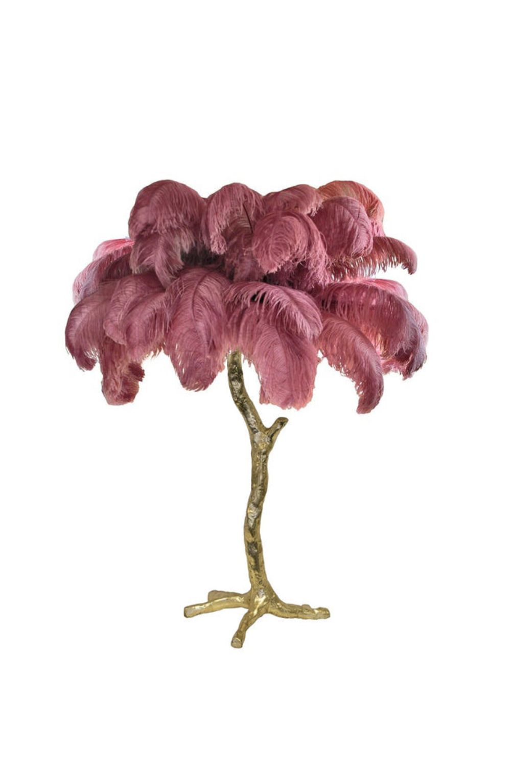 Ostrich Feather Table Lamp - everlamps