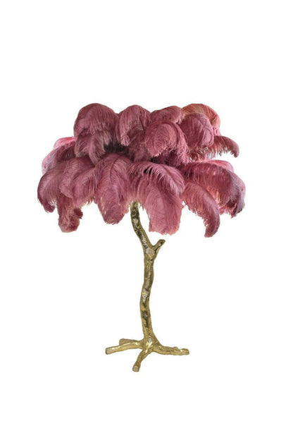 Ostrich Feather Table Lamp - everlamps