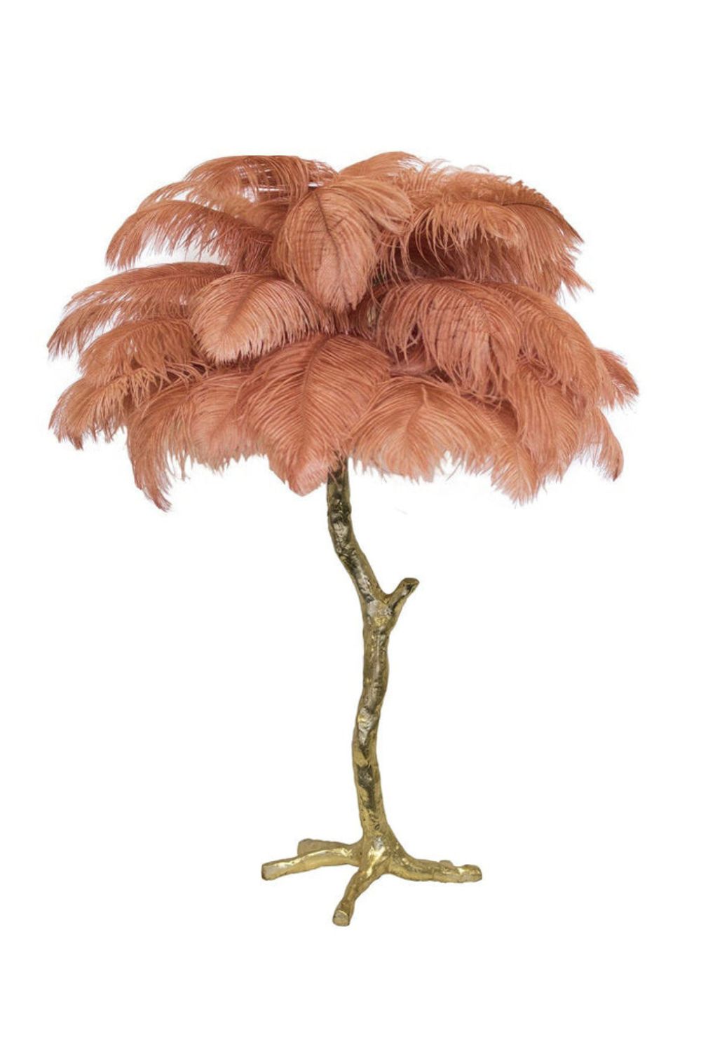 Ostrich Feather Table Lamp - everlamps