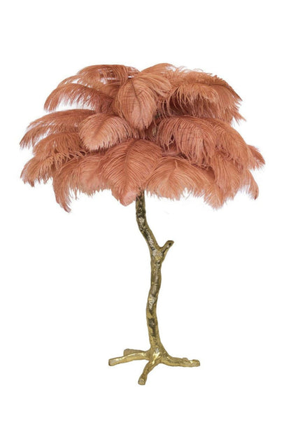 Ostrich Feather Table Lamp - everlamps