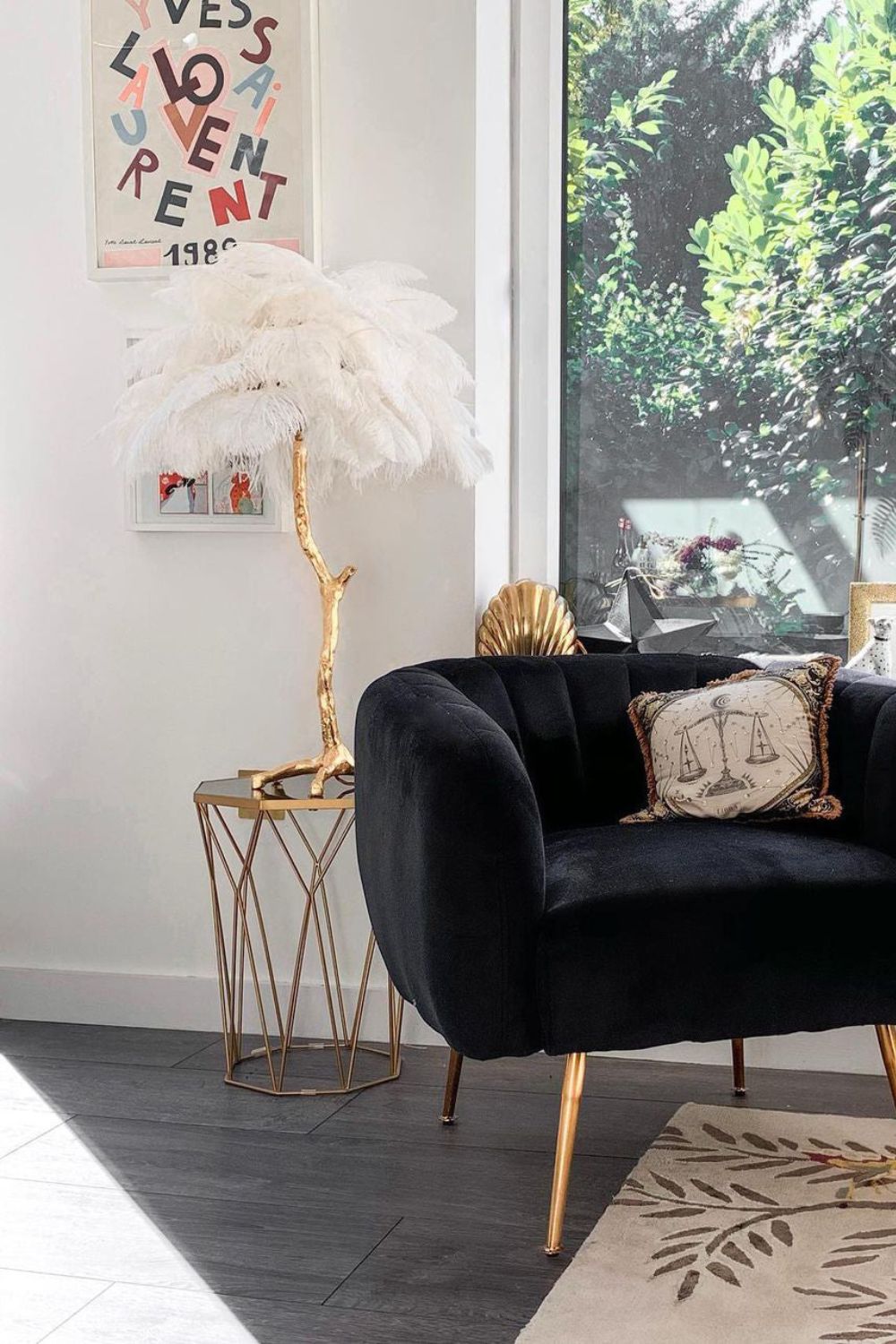 Ostrich Feather Table Lamp - everlamps