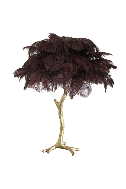 Ostrich Feather Table Lamp - everlamps
