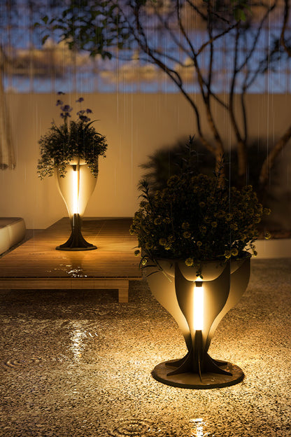 Outdoor Flower Stand Lamp - view 7 | everlamps