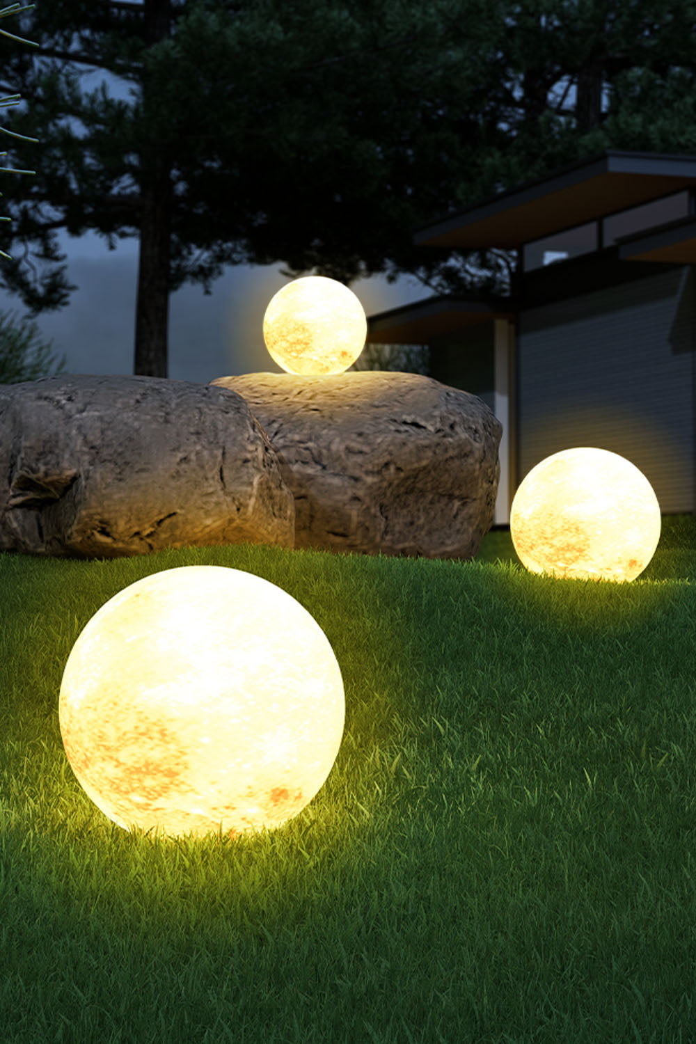 Outdoor Moon Floor Lamp - view 8 | everlamps
