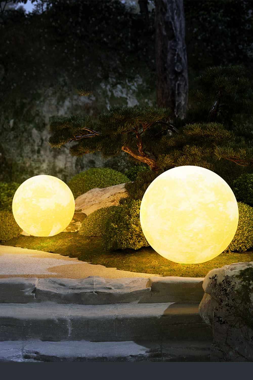 Outdoor Moon Floor Lamp - view 10 | everlamps
